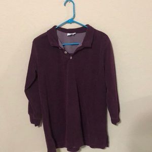 Maroon Soft Surroundings Long Sleeve